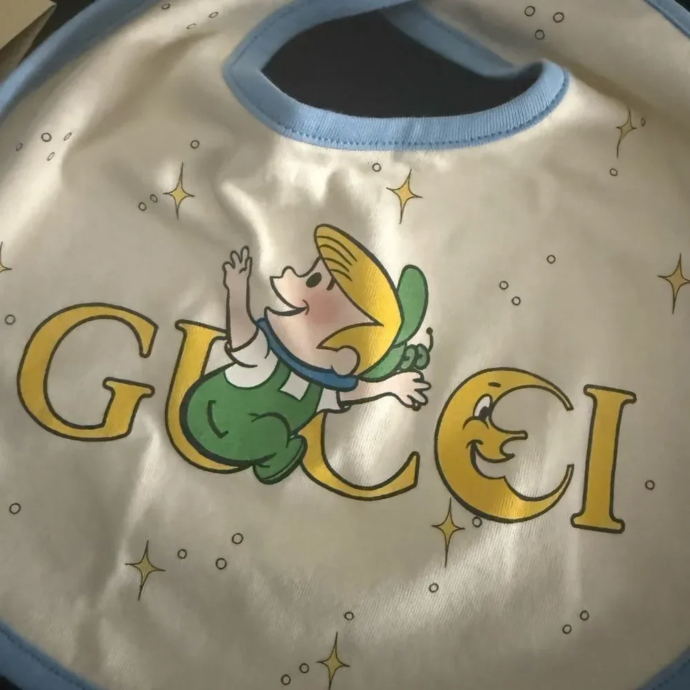 Brand new with box Gucci baby Bib Jetsons collection